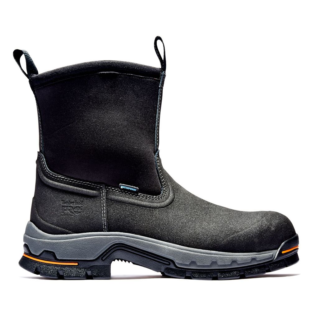 Bocanci De Muncă Timberland Barbati Negrii - Pro® Stockdale Alloy Toe Wellington - Romania - DVGZCQ7